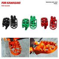 KLR650 Footrest For Kawasaki KLX250 KLX300R KLX650 KLX 250R 250S 250SF 300R 650R Motorcycle Accessories Footpegs Foot Pegs Pedal