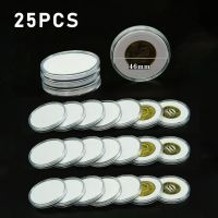 【HOT】 10/25pcs 27/46mm Coin Holder Collecting Capsules Protection Boxes
