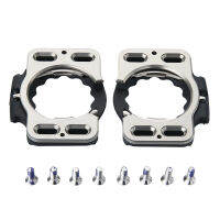 1 Pair Release Aluminum Alloy Bike Bicycle Pedals Cleat Clip Riding Accessory Practical Road Bike Pedal Cleats for Speed Play