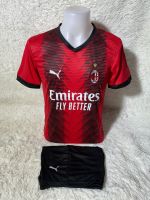 ชุดกีฬาผู้ใหญ่ AC milan สีแดง23/24 ชุดฟุตบอล ชุดทีมฟุตบอล ชุดออกกำลังกาย เนื้อผ้าดีใส่สบายไม่อับชื้นค่ะ มีเสื้อพร้อมกางเกงค่ะ