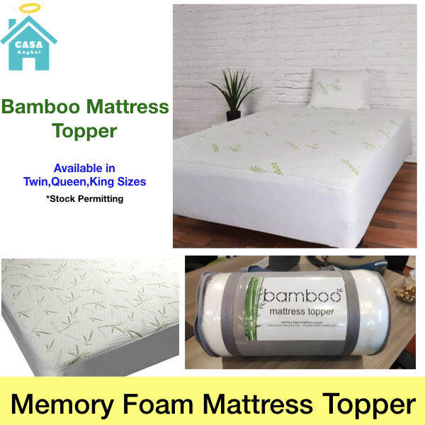 Casa AnghelBamboo Memory Foam Mattress Topper/Home/Qualitysleep/Bed