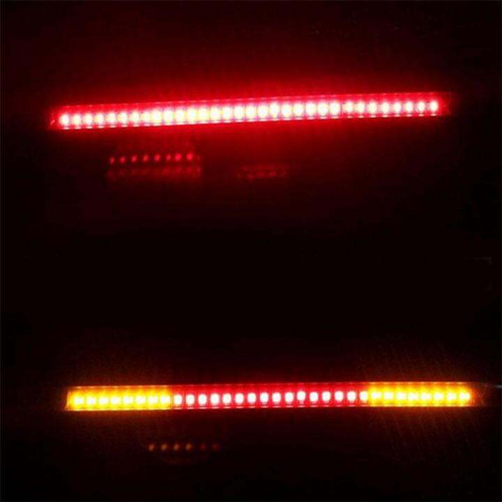 12V Universal Flexible 48 LED SMD Strip Motorcycle Car Tail Turn Signal ...