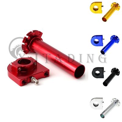 22mm Universal CNC Aluminum Accelerator Throttle Twist Grips Handlebars For Motorcycle Moped Scooter Bike