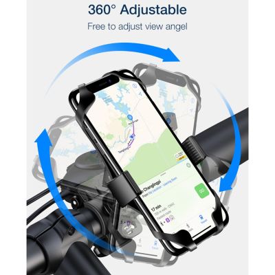 【✱2023 HOT✱】 pei7360369369269 360ชั้นวางแฮนด์รถจักรยานยนต์อเนกประสงค์ Dudukan Ponsel Sepeda หมุนได้สำหรับที่วางโทรศัพท์ไอโฟนหัวเหว่ยใหม่