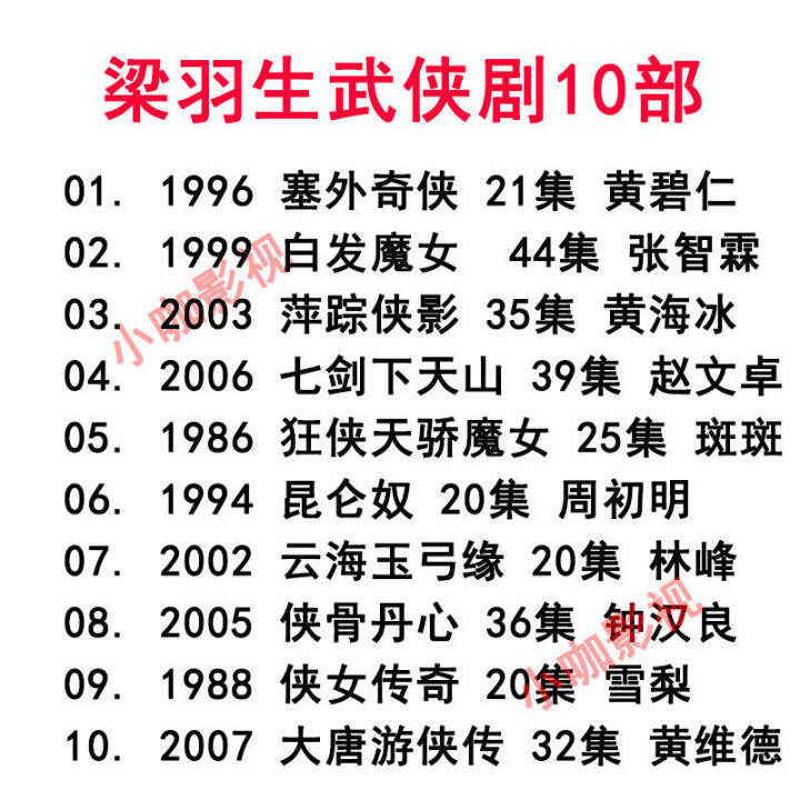 liang-yusheng-ศิลปะการต่อสู้ทีวีซีรีส์-u-ดิสก์คอลเลกชัน-32g-รถยนต์-u-ดิสก์