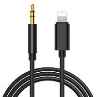 อแดปเตอร์ Lightning/ to AUX Cable แจ็คสายไฟ สำหรับ iPhone 3.5มม.สาย Aux ลำโพงอะแดปเตอร์หูฟังสำหรับ iPhone14 6 7 8 11 Pro XS XR X 12 SE 13 13Pro 13ProMax 13เสียงสายเคเบิล Splitter