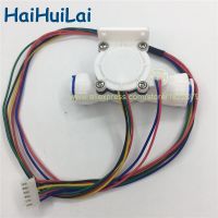 3/8 TDS &amp; NTC Water Flow Sensor Temperature Conductivity Sensor Hall Flow Sensor Meter 6 Wires Electrical Trade Tools Testers