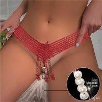 Clarissali G-String Low-Rise Panties Sheer Embroidered Beaded Erotiic Woman Thongs