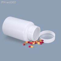 Household White Plastic Empty Pill Bottle Sample Bottle Food Grade Container Medicine Capsule Refillable Pill Bottle 20ml-200ml