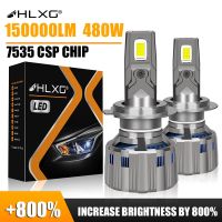 H7 LED Canbus 7535 H11 H1 H4 150000LM 480W HB3 9005 HB4 9006 H8 HIR2 LED Car Headlight Bulb Auto fog light Motorcycle 6000K HLXG Bulbs  LEDs  HIDs