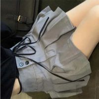 [COD] MEXZT Preppy Pleated Skirts Korean Waist A Student College All Match Skirt