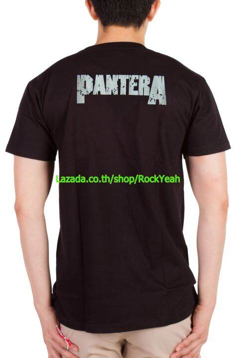 เสื้อวง-pantera-แพนเทอรา-ไซส์ยุโรป-เสื้อยืดวงดนตรีร็อค-เสื้อร็อค-rcm1116-ราคาคนไทย