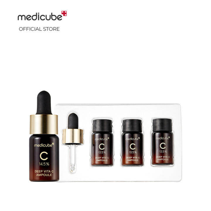 Medicube Deep Vita C Ampoule Dark Spots Acne Scars Pigmentation Brightening Lazada