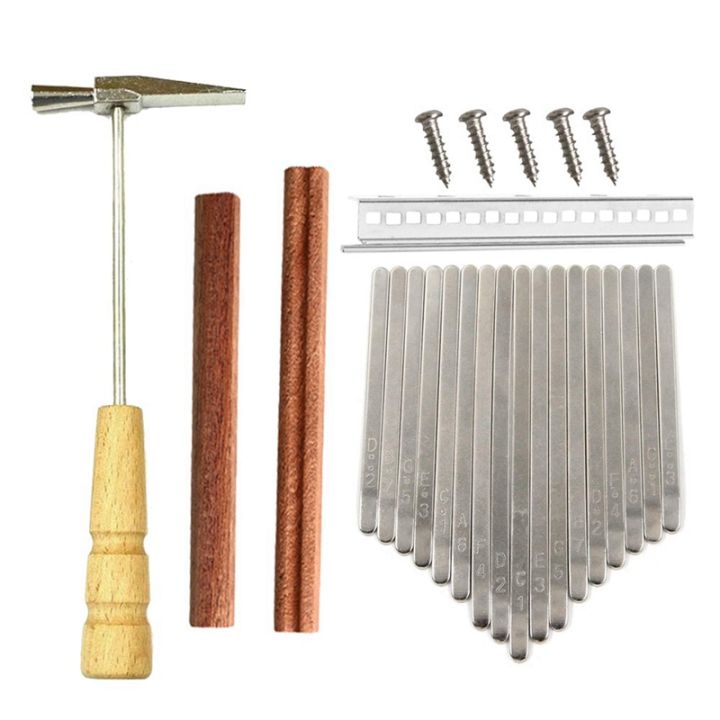 17keys-kalimba-diy-kit-thum-piano-replacement-parts-with-keys-bridge-tuning-hammer-kit-kalimba-accessories