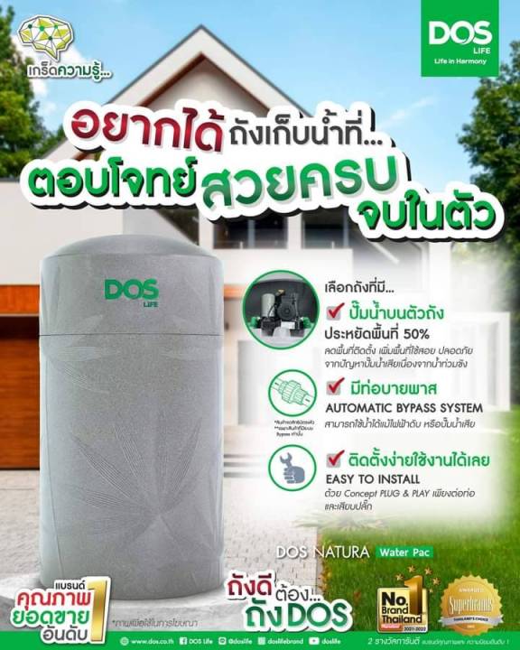 dos-waterpac-ถังเก็บน้ำ-ปั๊มน้ำ-รุ่น-natura-nano-ปั๊มน้ำ-grundfos-กรุนด์ฟอส