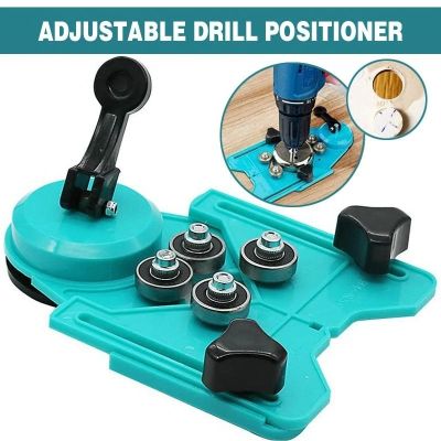【CW】 New Adjustable 4 83mm Diamond Drill Bit Tile Glass Hole Saw Core Guide With Vacuum Base Sucker Openings Locator