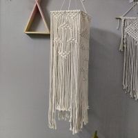 Wall Tapestry Lamp Decoration Macrame Handcraft Tapestry Background Wall Decor