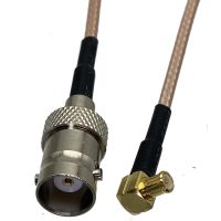 RG316 Cable BNC Female Jack to MCX Male Right Angle Connector Crimp RF Coaxial Pigtail Jumper Adapter Wire Terminal 4inch 10FT