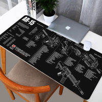 Ar 15 Ak47ปืน M Ousepad XXL คอมพิวเตอร์ HD ใหม่โต๊ะเสื่อแป้นพิมพ์แผ่น MousePads ลื่นพรม Gamer สำนักงานแล็ปท็อปหนูแผ่น