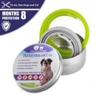 ZZOOI Dewel Dog Flea Collar Pet Cat Anti Lice Pest Mosquitoes Dog Collar Flea Insect Natural Anti Flea And Tick Collar 8 Months