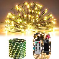 ▫✗☏ 120M LED String lights Green Wire Fairy Lights Warm White Garland for Outdoor Home Christmas Wedding Party Garden Decoration