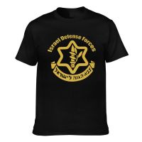 Kaos Motif Tulisan Graphic Israel Defense Forces Idf Mens Short Sleeve T-Shirt