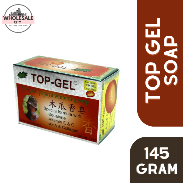 TOPGEL Papaya whitening bar soap 145g Lazada PH