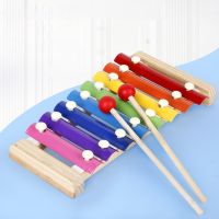 Kids Wooden Music Scale Toys Children Early Education Puzzle Toy Baby Funny Montessori Musical Playing Toy for Boys and Girls