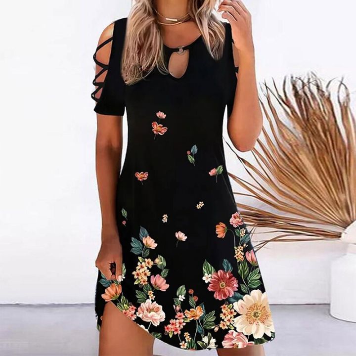 women-floral-print-party-dresses-sexy-summer-short-sleeve-o-neck-mini-dress-for-ladies-2022-hollow-out-design-elegant-dress