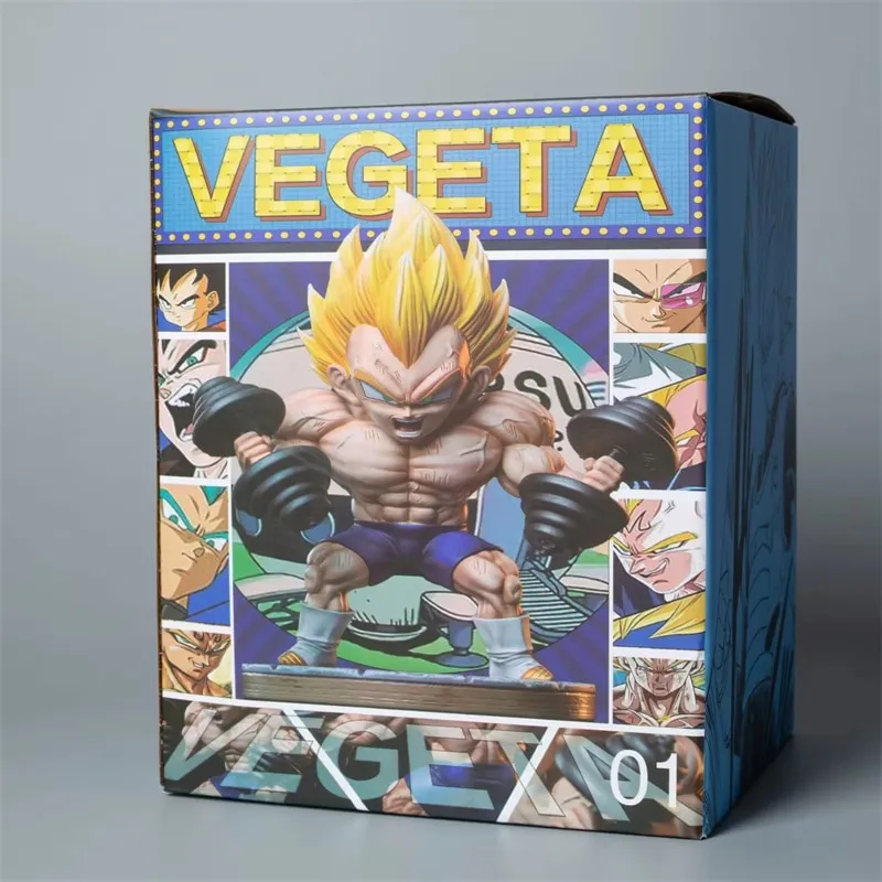 Dragon ball z muscle fitness filho gohan vegeta super saiyan figura de ação  son goku anime estatueta pvc modelo brinquedo chirstmas presente