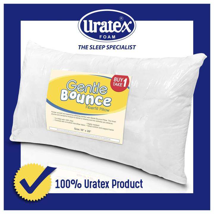 Uratex Pillow Buy 1 Take 1 Gentle Bounce Pillow Fiber Fill Lazada PH