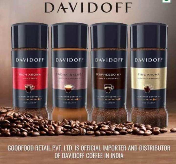 Davidoff Coffee กาแฟสำเร็จรูป 100g มี 3 รสชาติ Espresso 57,Rich Aroma