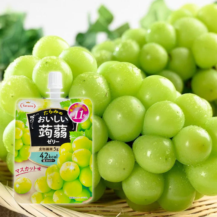 ทารามิ เยลลี่พร้อมดื่ม รสองุ่นไชน์มัสคัต ขนาด 150 กรัม - Tarami Oishii  Konnyaku Jelly Muscat Grape Flavor | Lazada.Co.Th