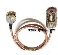 Cable Low Connector Loss 10/15/20/30/50cm Male Female to RG142 1/2/3/5/10M SO239 Pigtail UHF UHF Coax Crimp RF PL259