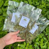 หญ้าหวานอบแห้ง ขนาด 100 กรัม ผักสมุนไพรไทยอบแห้ง ใช้เป็นชาหรือประกอบอาหาร ( Herbs Fin Fin )