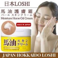 Loshi Horse Oil Moisture Skin Cream 220g (กระปุกใหญ่) ครีมน้ำมันม้า ช่วยคืนความชุ่มชื้นบำรุงผิว