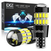 DXZ 2ชิ้น W5W T10หลอดไฟ LED เลนส์30SMD 12โวลต์ WY5W Canbus รถเคลียร์สต๊อกภายในโดมจอดรถไฟสัญญาณสำหรับ BMW Audi Mercedes ELEGANT