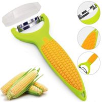 HYWQ PP ปลอดภัย อุปกรณ์ครัว เครื่องมือผัก ซิปข้าวโพด Cob Corn Stripper นวดข้าว น้ำยาล้างคอบ เครื่องปอกข้าวโพด เครื่องตัดข้าวโพด