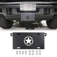 Front License Plate Frame Accessories Parts Component for Ford Bronco 2021 2022 2023 Front License Mounting Bracket Holder