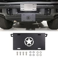 Front License Plate Frame Accessories Component for Ford Bronco 2021 2022 2023 Front License Mounting Bracket Holder