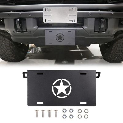 Front License Plate Frame Accessories for Ford Bronco 2021 2022 2023 Front License Mounting Bracket Holder