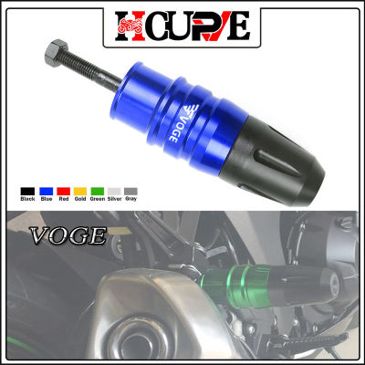 For Loncin Voge 300ac 200ac 500r 500ds Motorcycle CNC Aluminum Frame Exhaust Sliders Crash Protector Pads Crash silder with logo