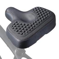 Extra Wide Bike Seat Extra Wide Soft Bike Saddle Waterproof Leather Bicycle Seat with Extra Padded Foam Bicycle Seat Universal Fit Bicycle Seat responsible