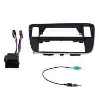 Single Din Car Dash Kit Harness Antenna Replacement Parts for Up Citigo Seat Mii 2012+ Frame Radio Panel Fascia Plate