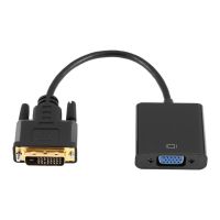 Full HD 1080P DVI-D to VGA Active Adapter Converter Cable 24+1 Pin Male to 15pin Female Monitor Cable for PC Display Card ONLENY Cables