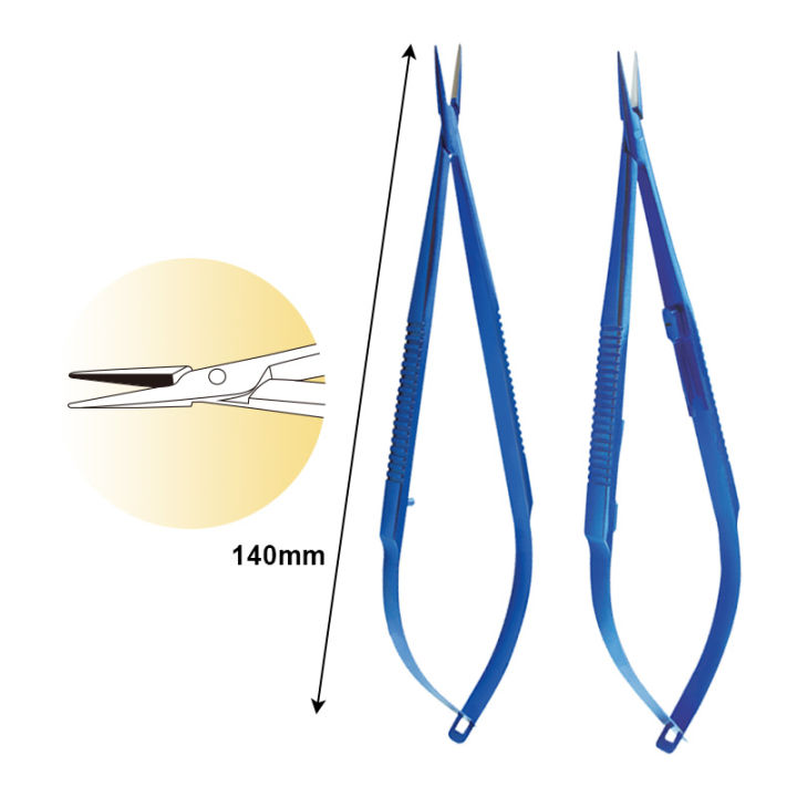 สองประเภททางเลือกผู้ถือเข็มโลหะผสมไทเทเนียม-autoclavable-เครื่องมือผ่าตัดตา