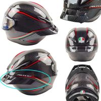 หมวกกันน็อคสปอยเลอร์สำหรับ AGV Pista GP RR Corsa R รูปลักษณ์ของคาร์บอนไฟเบอร์70th ครบรอบ