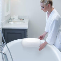 Bath Pillow for Bathtub Neck and Back Support with Suction Cup Easy to Clean Bath Soft Waterproof Accessories