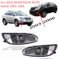 คู่ (ซ้ายและขวา) สำหรับ LEXUS ด้านหน้ากันชนไฟตัดหมอกไฟตัดหมอก Foglight สำหรับ LEXUS RX300 RX330 RX350 Harrier 2003 ~ 2006 OEM:81221-48020 81211-48020