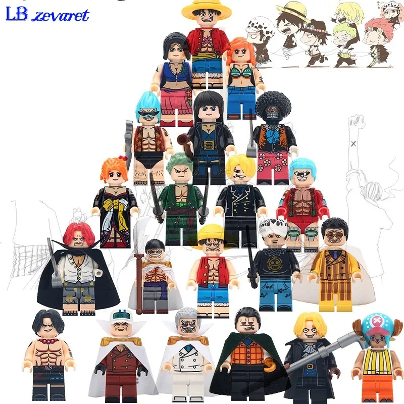 Lb【Ready Stock】Lego Minifigures Phim Hoạt Hình Bộ Phim Truyền Hình Và Dòng  Một Mảnh Vua Luffy Solonna Vẻ Đẹp Robin Đồ Chơi Xếp Ghép Hình Cho Trẻ Em |  Lazada.Vn